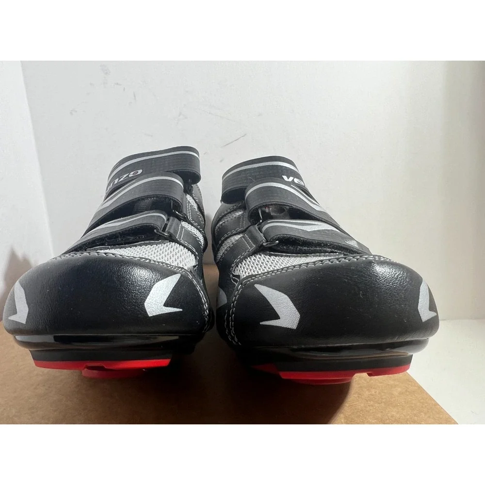 Venzo MX Men's Bicycle Bike Shoes Size 10 Multicolor Three Strap Adjustable NWOT